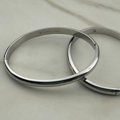 Ασημένιο βραχιόλι χειροπέδα Ganymede (2)