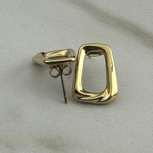 Χρυσά σκουλαρίκια Cleo (4)