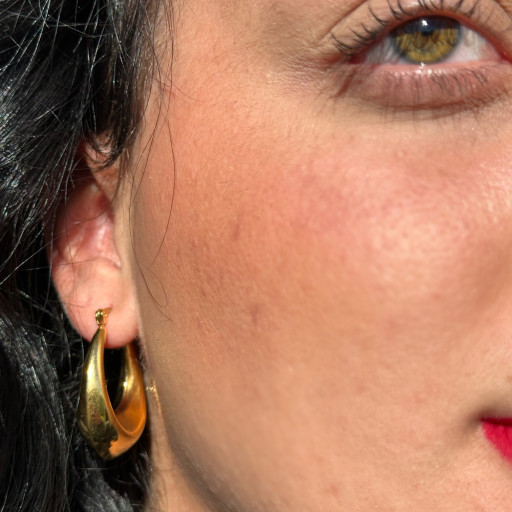 Χρυσά σκουλαρίκια Golden River (4)