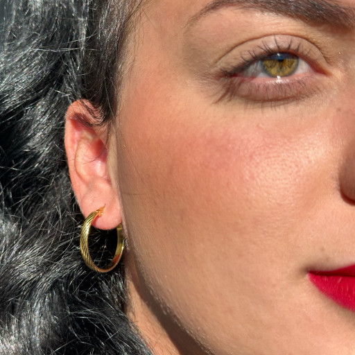 Χρυσά Σκουλαρίκια κρίκοι (4)