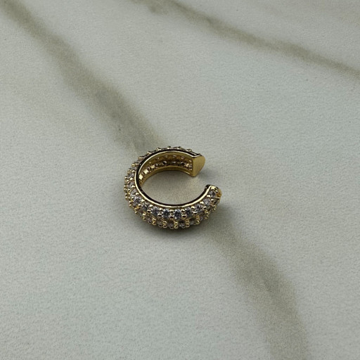 Χρυσά Σκουλαρίκια Μικρά Διαμάντια (2)