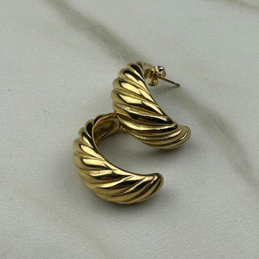 Χρυσά Σκουλαρίκια Olympia (2)