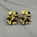 Χρυσά Σκουλαρίκια Waves