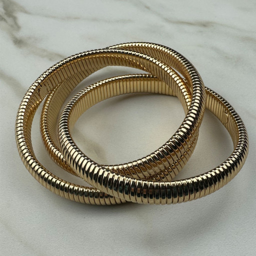 Χρυσό Βραχιόλι Triple (1)