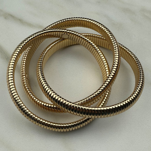 Χρυσό Βραχιόλι Triple (2)
