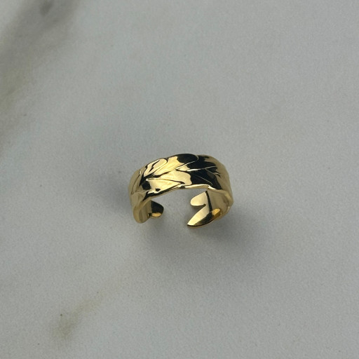 Χρυσό δαχτυλίδι Olivia (3)