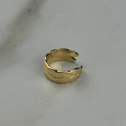 Χρυσό δαχτυλίδι Olivia (4)