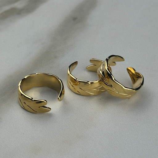 Χρυσό δαχτυλίδι Olivia (5)