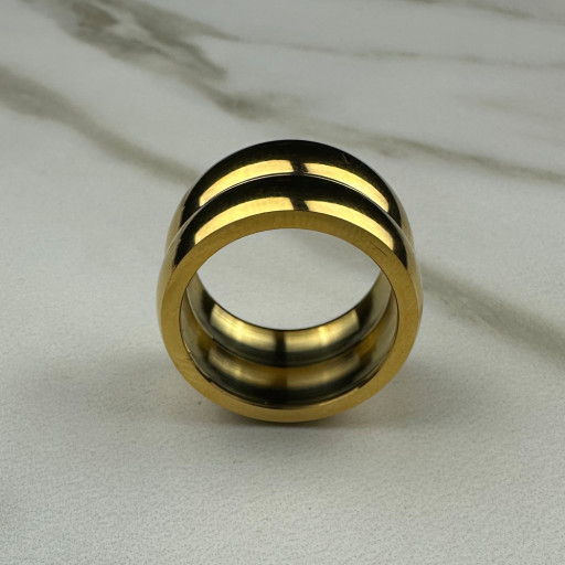 Χρυσό δαχτυλίδι Void (2)