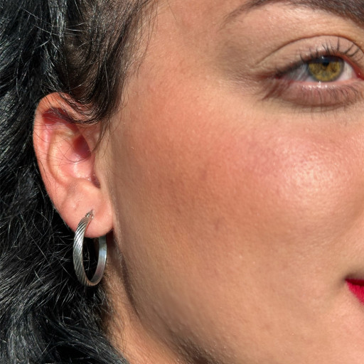 Σκουλαρίκια ασημί κρίκοι (5)